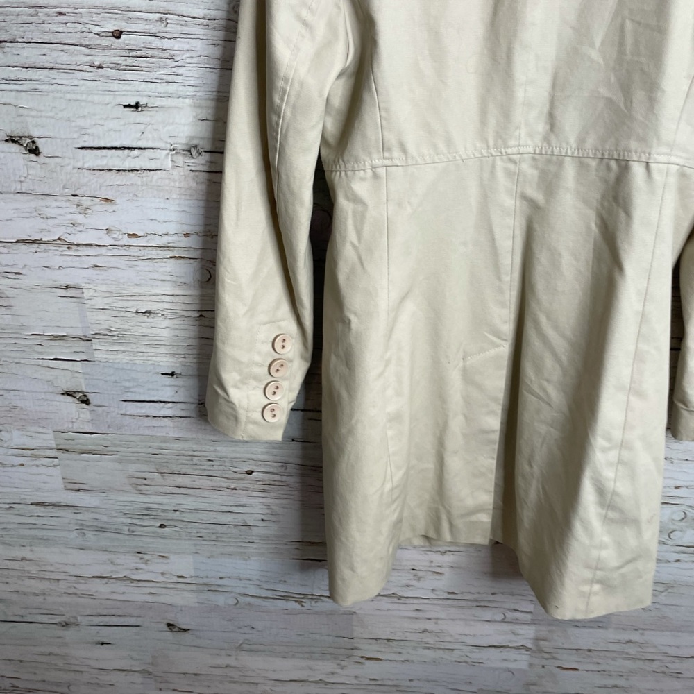 Roxy Women's Cream Trench Coat - Picture 10 of 12